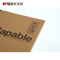 晨光笔记本，A540张80页牛卡无线装订本，A580型办公笔记本/牛皮软抄本（APYJQ550）