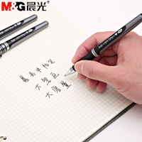 晨光AGP13604A,大容量中性笔黑色/大笔画签字笔/办公大头笔-1.0mm