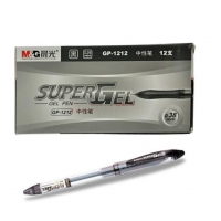 晨光GP1212,文具中性笔灵智/签字笔/学习办公用品水笔-0.38mm黑色