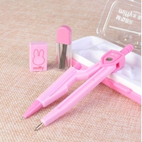 晨光FCS90801,米菲圆规（1/12/288）学生绘图圆规3件套盒装圆规+橡皮+铅芯