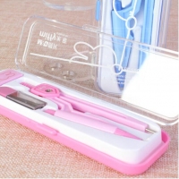 晨光FCS90801,米菲圆规（1/12/288）学生绘图圆规3件套盒装圆规+橡皮+铅芯