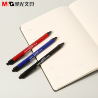 晨光ABPW3002，中油笔/按动圆珠笔/陶瓷笔头原子笔 0.7mm