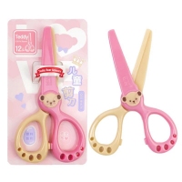 晨光QSS91475, 泰迪熊127mm塑料剪刀/手工剪刀/学生剪刀/儿童剪刀安全,不伤手