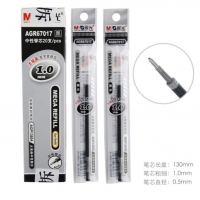 晨光 AGR67017,大笔画1.0mm子弹头中性签字水笔芯替芯黑色