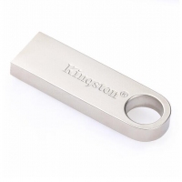 金士顿SE9，16GB金属U盘（USB2.0） 银色亮薄