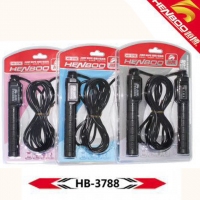 恒博HB3788，3M考试专用跳绳/黑珠光绳