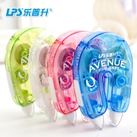 乐普升90246，5mm*6m修正带【U型双头双色】超薄膜改正带创意文具涂改带，...