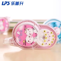 乐普升9608, 5mm*24m学生大容量修正带卡通涂改带(晴天娃娃),T-9608