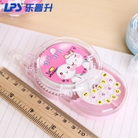 乐普升9608, 5mm*24m学生大容量修正带卡通涂改带(晴天娃娃),T-9608