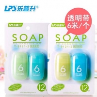 乐普升9121-2，5mm*6m环保修正带2支装超薄带带芯学生用品改正带（缤纷系列）,T-9121-2