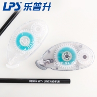 乐普升221，8mm*10m可爱创意点点胶/黑白透明带芯可调节