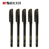 晨光18216，0.5mm黑水晶系列全针管/中性笔水笔签字笔