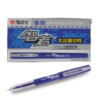 晨光1660，0.5mm智者中性笔/磨砂杆大容量水笔(GP1660-2)
