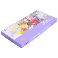 晨光LPL97608,毕加索美术专用水粉画绘画颜料24色/盒12ml