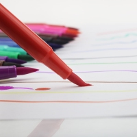 晨光ACP92169，水彩笔软头安全无毒宝贝画画笔24色