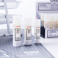 得力7106，固体胶透明胶棒8g强力胶棒粘贴牢固财务办公文具