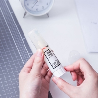 得力7108，21g透明固体胶/办公学生财务手工固体胶棒粘度好快干胶棒