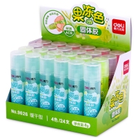 得力9626，8g/强力固体胶/胶棒装办公用品安全无甲醛胶棒