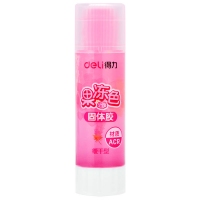 得力9628，21g学生用彩色胶棒/缓干糖果色果冻色固体胶办公文具用品