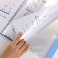 齐心PF60AK，A4，60袋资料册（爆款一口价）,A4文件管理袋30袋保护套,文件册