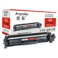 欣彩218A，黑色粉盒(带芯片），CF218A 适用于惠普 LaserJet P...