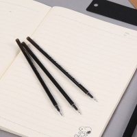 晨光4011,孔庙祈福考试笔芯0.5mm,全针管中性签字水笔芯替芯碳素黑
