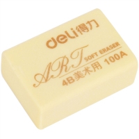 得力7534，4B橡皮擦（32x22x12mm）