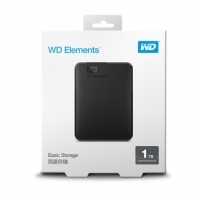 西部数据移动硬盘1TB（1/24）新元素系列 2.5英寸 USB3.0 移动硬盘...