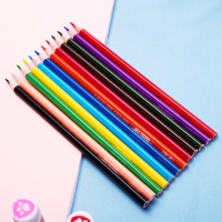 得力68103，汪汪队立大功学生文具桶装12色彩铅中小学生书写彩色铅笔