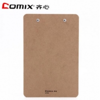 齐心A754，本色系列A4 竖式纤维板夹办公文具收纳整理用品