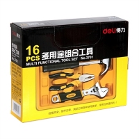 得力3701，多用途组合工具(16件套)