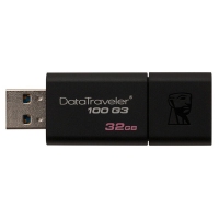 金士顿DT100G3,32G伸缩滑盖U盘 USB3.0优盘