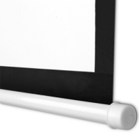 得力50493，电动投影幕布（120英寸）4：3（白色）