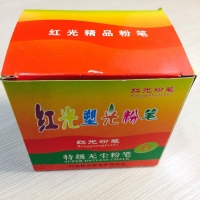 （特价）红光塑光彩色粉笔（1/50）特级无尘粉笔，航天六角姐妹款升级款