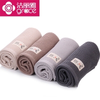 洁丽雅9101，76*32cm纯棉纱布毛巾成人柔软吸水洗脸面,柔软面巾68g左右...