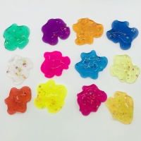 12色水晶泥（袋装）安全儿手工材料果冻泥粘土泡泡泥拉面泥/水晶彩泥