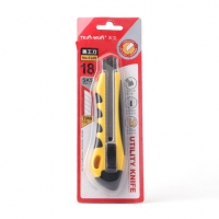 天文6109，18mm美工刀（1/12/192）18MM软胶手柄自锁美工刀，切纸刀