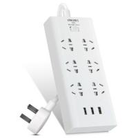 得力18284，USB插座/6位五孔+3位USB插线板/插排/排插/usb接口/...