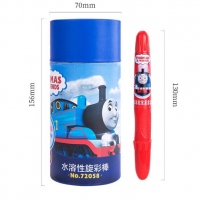 得力72058，12色托马斯炫彩棒幼儿园儿童水溶性蜡笔/旋转油画棒