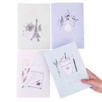 得力FA540，A5 40页本子笔记本记事本创意文具软面抄韩国小清新简约大学生笔记本