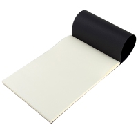 得力21701,25K包背条便笺本学生办公竖翻便签本上翻空白记事本草稿本