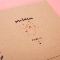 得力PB560，B5 60页皮卡丘系列缝线本简约学生笔记本日记本