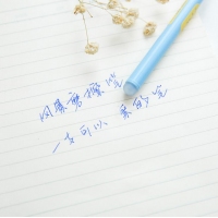 风景2815，0.5mm可摩擦笔-特价款-（12/144/1728）蓝色摩易擦笔/魔磨擦签字水笔/热可擦消字笔改错字