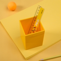 得力71978，15cm皮卡丘塑料直尺带波浪小学生尺子学习文具格尺/尺子