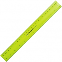 得力6209，30cm 学生直尺可弯曲软尺学生尺子不易折断