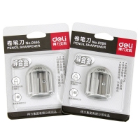 得力0595，锌合金卷笔刀（1/24/480）金属转笔刀削笔刀学生铅笔刀儿童旋笔钻笔刀