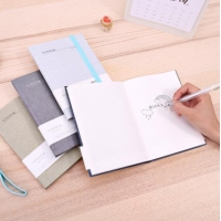 得力SZ006，25K/96页简约纯色手帐本小清新随身小笔记本文具记事本子