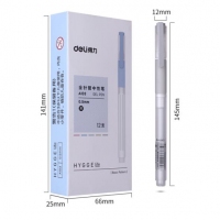 得力A103， 0.5mm中性笔签字笔水笔全针管学生中性笔