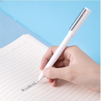 得力A05，0.5mm乐素黑色中性笔子弹头水笔签字笔