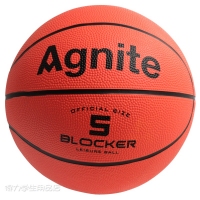 安格耐特F1102，5号橡胶篮球（1/40）5号篮球室内外训练耐磨篮球  举卡通...